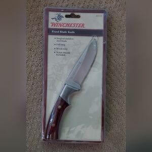 Winchester Stainless Steel Knife with Wood Handle